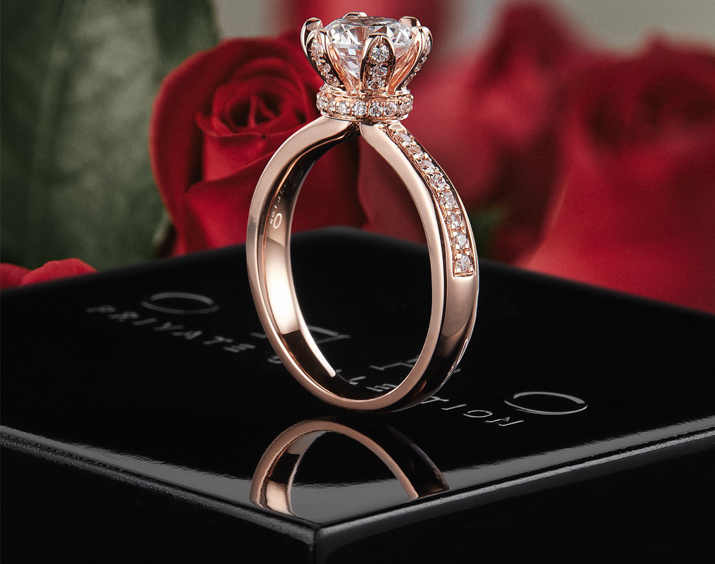 Orro rose 2025 gold ring